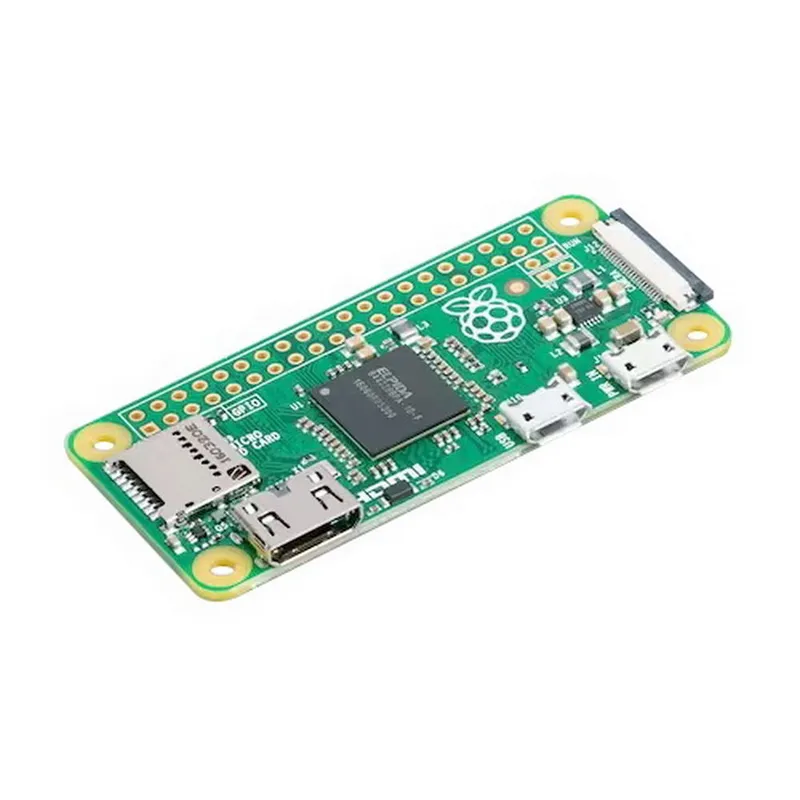 Одноплатный компьютер Raspberry Pi Zero 1GHz single-core CPU, 512MB RAM, Mini HDMI port, Micro USB OTG port, Micro USB power, HAT-compatible 40-pin header, Composite video and reset headers, 
CSI camera connector (v1.3 only)(MBZ)