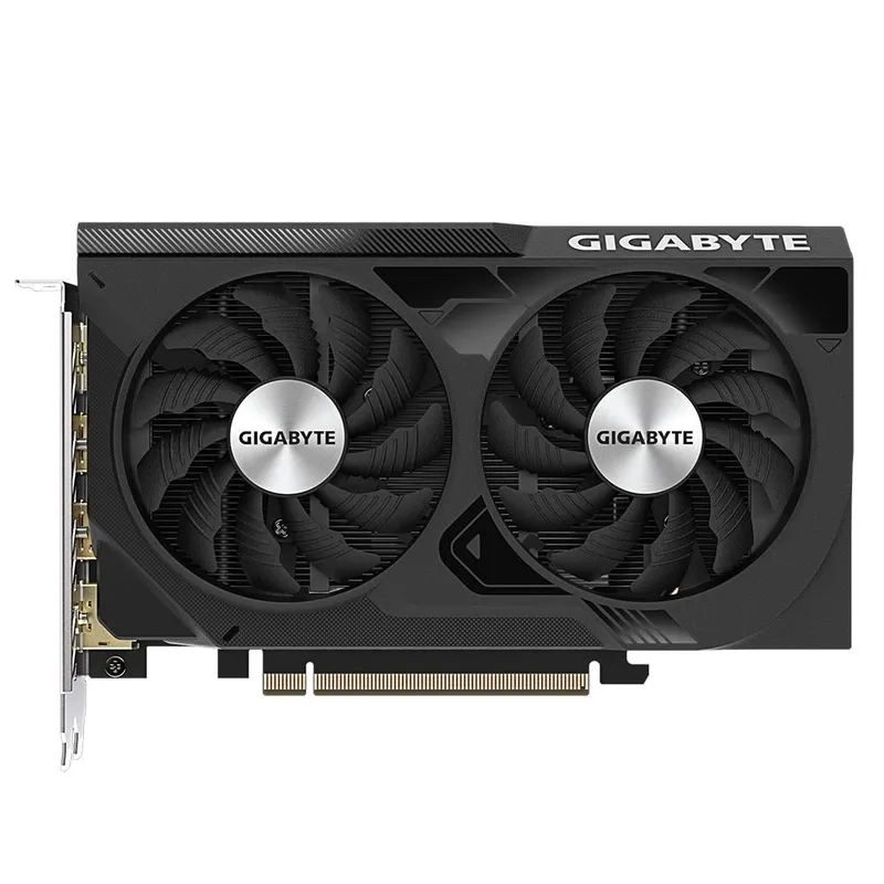 Видеокарта Gigabyte RTX4060 WINDFORCE OC 8GB GDDR6 128bit 2xDP 2xHDMI 2FAN RTL