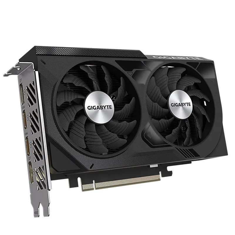 Видеокарта Gigabyte RTX4060 WINDFORCE OC 8GB GDDR6 128bit 2xDP 2xHDMI 2FAN RTL