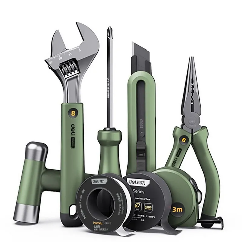 Набор ручного инструмента Deli "Home Series Green" Deli HT0008L  6 предметов