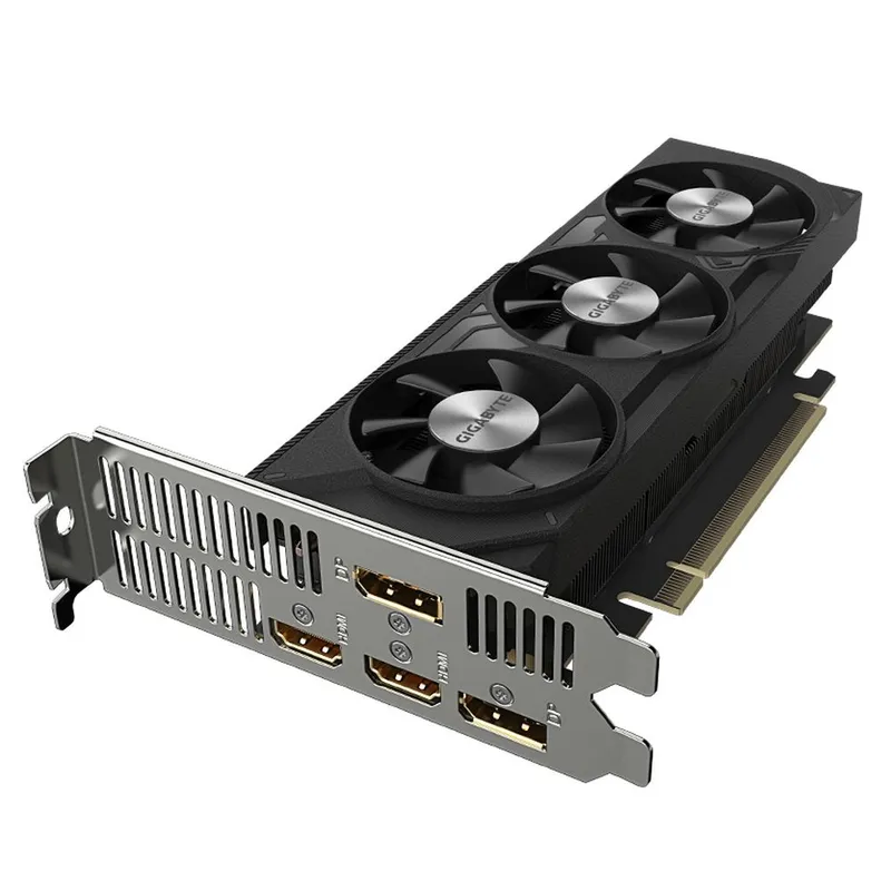 Видеокарта Gigabyte RTX4060 OC Low Profile 8GB GDDR6 128bit 2xDP 2xHDMI 3FAN RTL