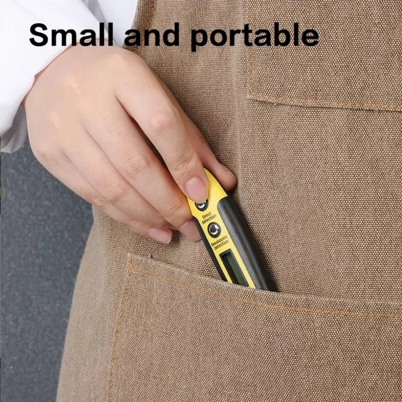  Индикаторная отвертка-тестер напряжения цифровая Deli DL8005 (12-250 В)