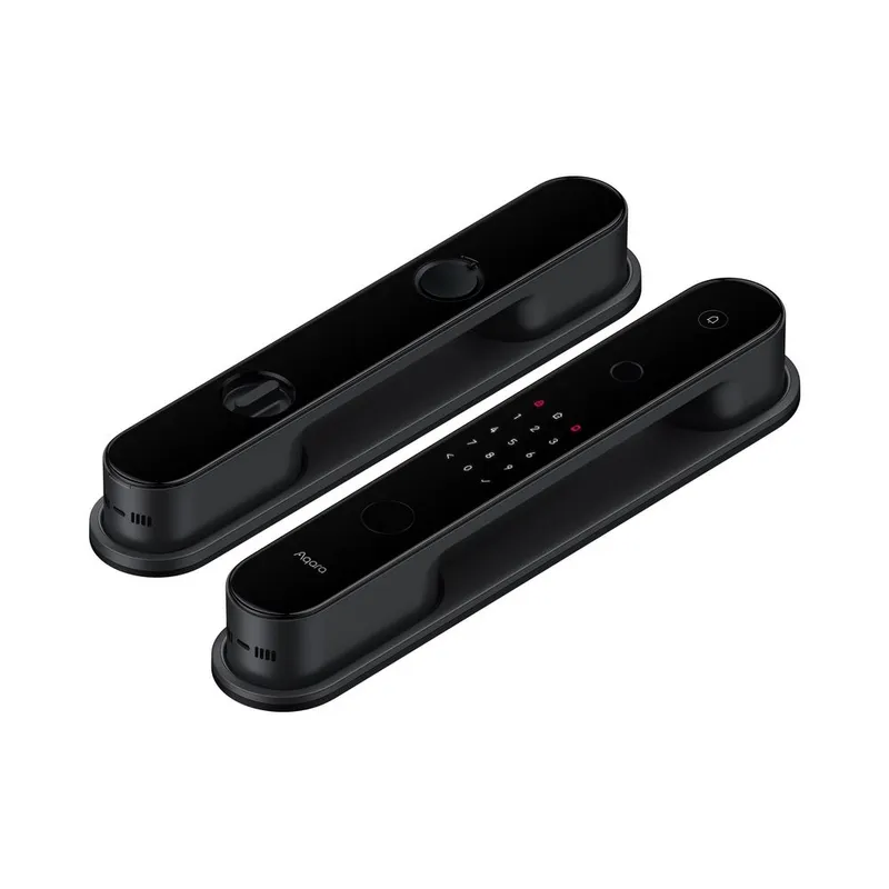 Умный замок Aqara D100 Zigbee врезной разбл.отпеч.паль. 2480mAh черный (ZNMS20LM)