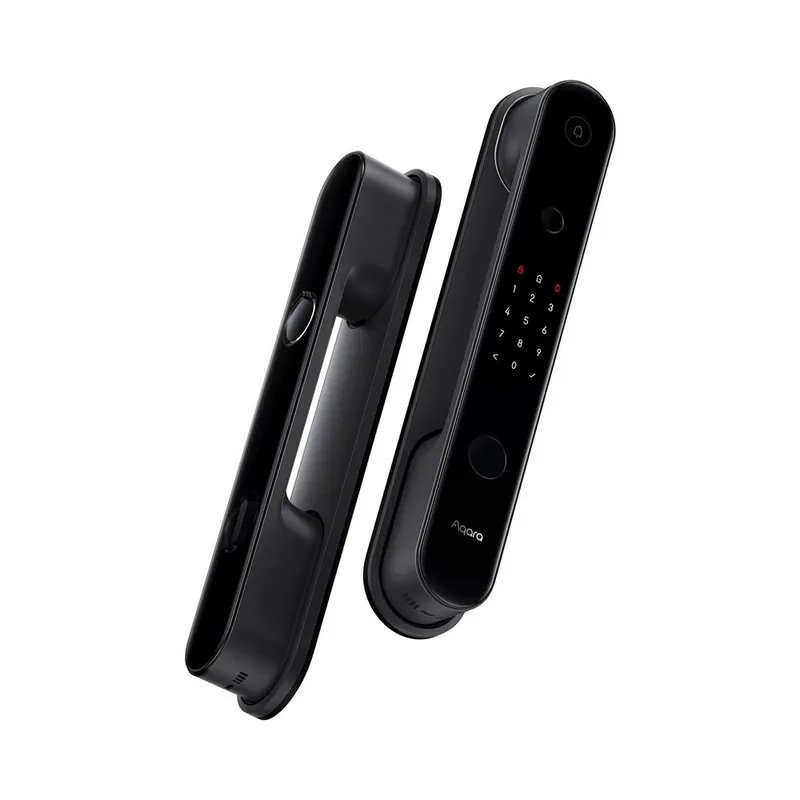 Умный замок Aqara D100 Zigbee врезной разбл.отпеч.паль. 2480mAh черный (ZNMS20LM)