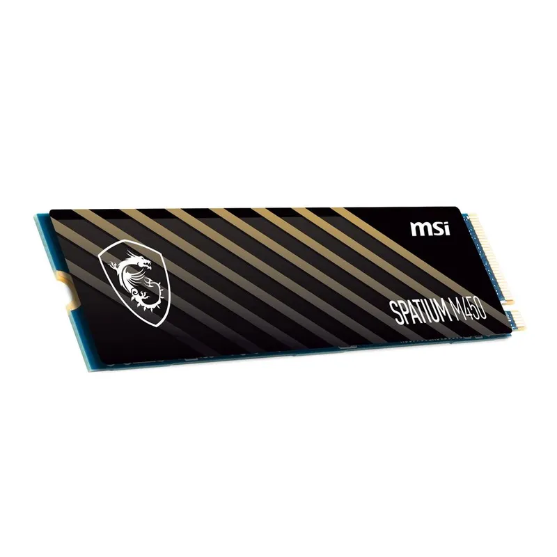 твердотельный накопитель MSI SSD SPATIUM M450 500GB M.2 2280 PCle 4.0 NVMe R3600/W2300MB/s 3D NAND TLC MTBF 1.5M 300000/550000 IOPS 300TBW