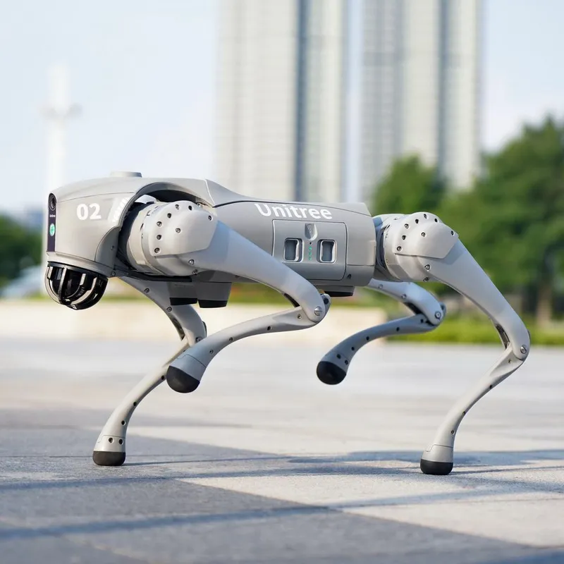 Бионический четырехопорный робот бренда Unitree модели Go2 версии Pro