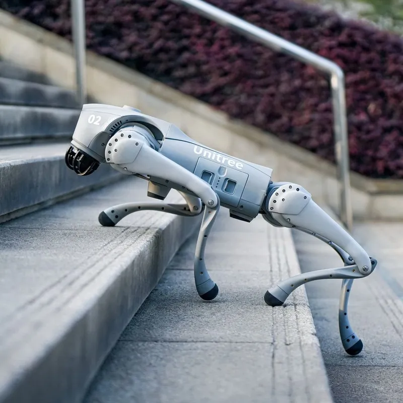 Бионический четырехопорный робот бренда Unitree модели Go2 версии Pro