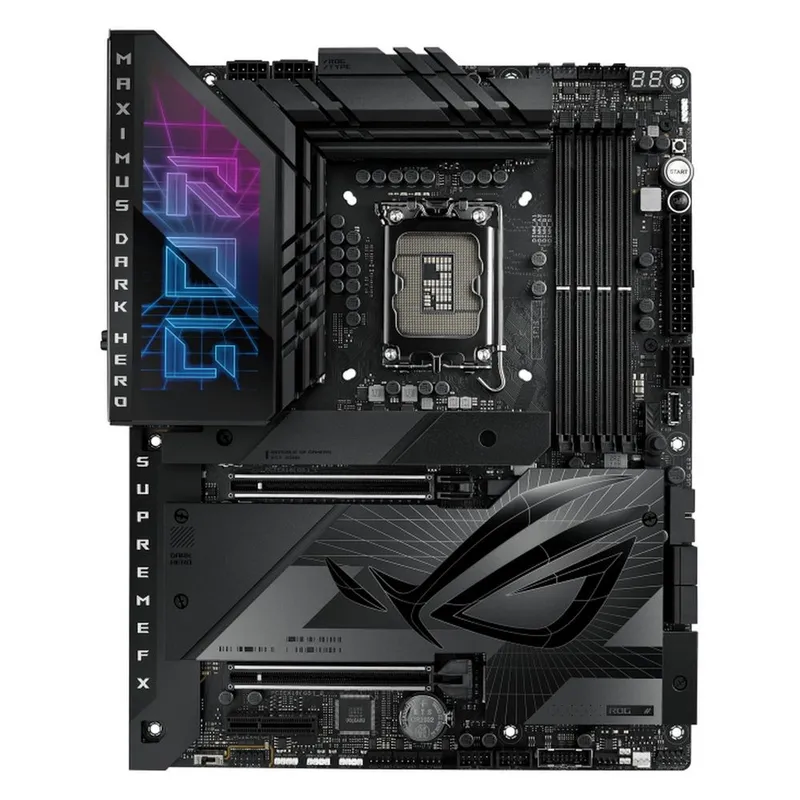 Материнская плата ASUS ROG MAXIMUS Z790 DARK HERO LGA1700 ATX 4xDDR5 2xPCIEx16 PCIEx4 5xM.2 2xThunderbolt USB-C HDMI 2.5GLAN Wi-Fi 7