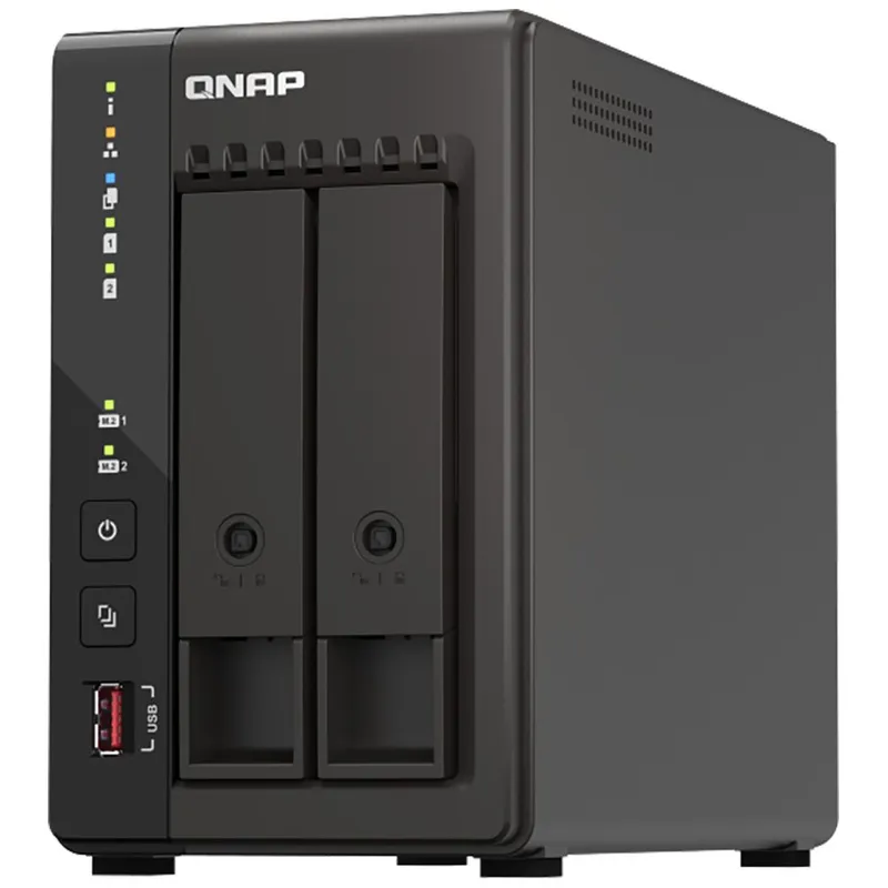 Сетевое хранилище NAS Qnap Original TS-253E-8G 2-bay настольный Celeron J6412