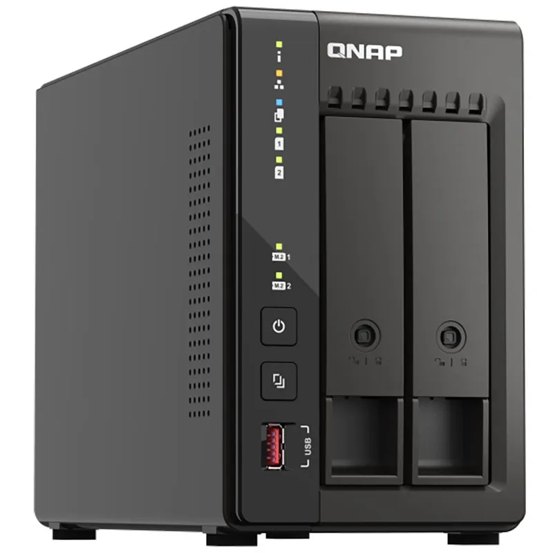 Сетевое хранилище NAS Qnap Original TS-253E-8G 2-bay настольный Celeron J6412
