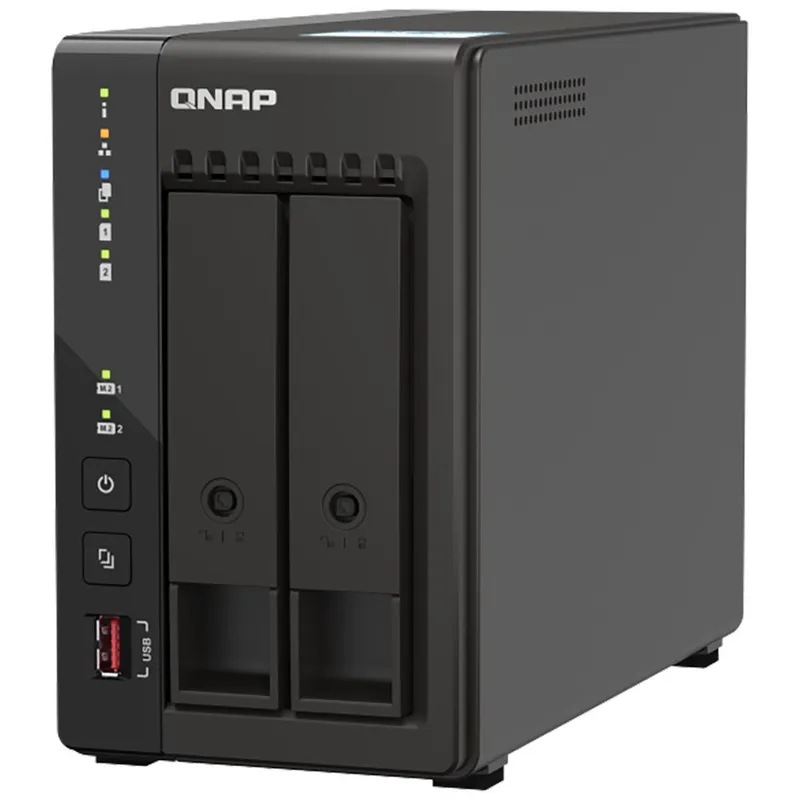 Сетевое хранилище NAS Qnap Original TS-253E-8G 2-bay настольный Celeron J6412