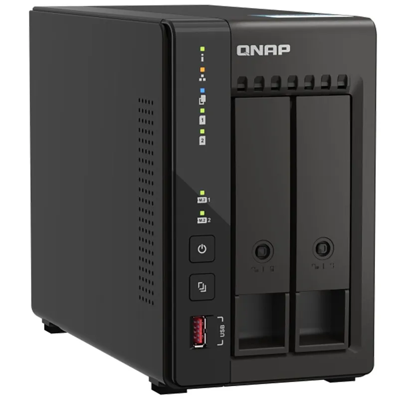 Сетевое хранилище NAS Qnap Original TS-253E-8G 2-bay настольный Celeron J6412