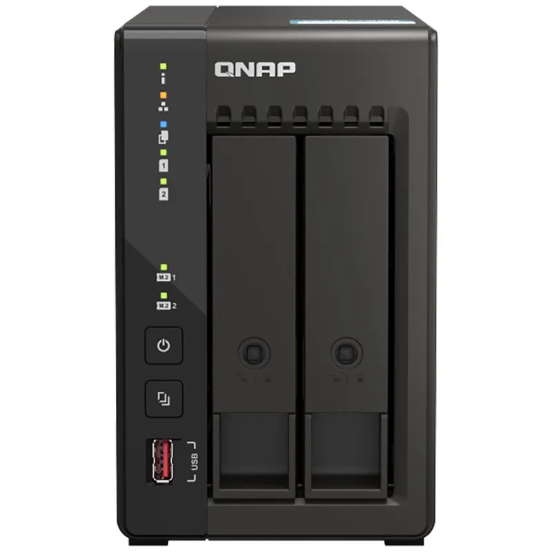 Сетевое хранилище NAS Qnap Original TS-253E-8G 2-bay настольный Celeron J6412