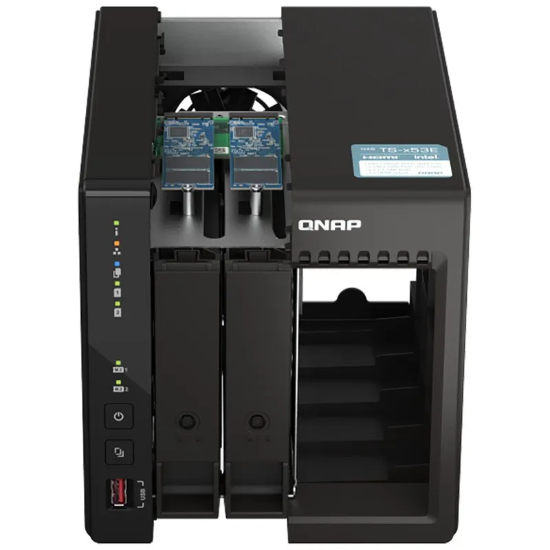 Сетевое хранилище NAS Qnap Original TS-253E-8G 2-bay настольный Celeron J6412