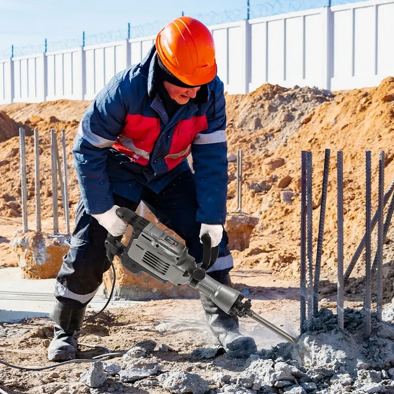 Отбойный молоток Deli DE-DG15-2E (1800Вт, 65Дж, кейс)