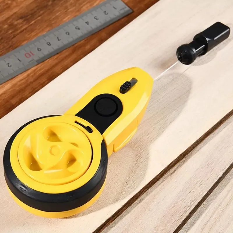  Шнур разметочный отбивочный автоматический Deli DL23 элевационный, диапазон высоты 0,45-1,2м, резьба 5/8", чехол в комплекте