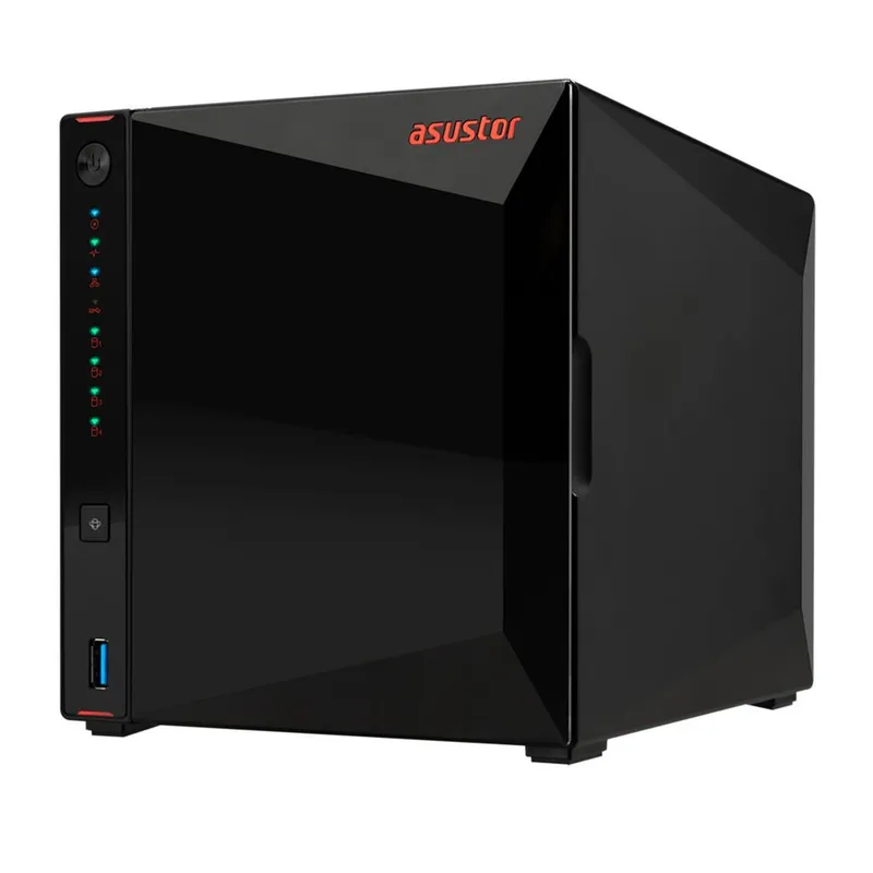 Платформа СХД ASUSTOR AS5404T 4 Bay (Max.16) 4xM.2 2x2.5GLAN 4GB (Max.16GB) DDR4 3xUSB HDMI 