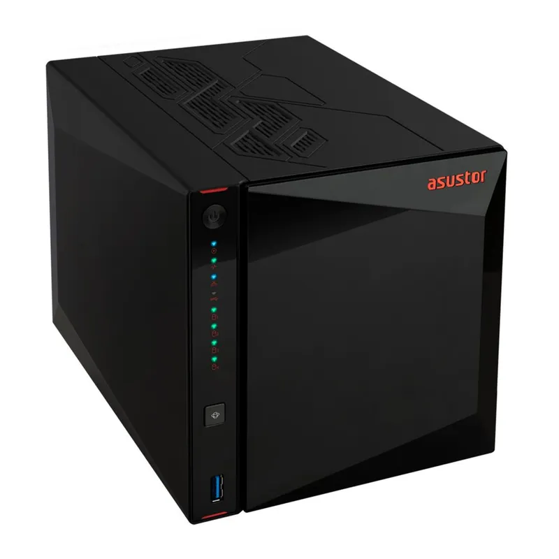 Платформа СХД ASUSTOR AS5404T 4 Bay (Max.16) 4xM.2 2x2.5GLAN 4GB (Max.16GB) DDR4 3xUSB HDMI 