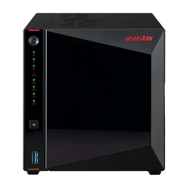 Платформа СХД ASUSTOR AS5404T 4 Bay (Max.16) 4xM.2 2x2.5GLAN 4GB (Max.16GB) DDR4 3xUSB HDMI 