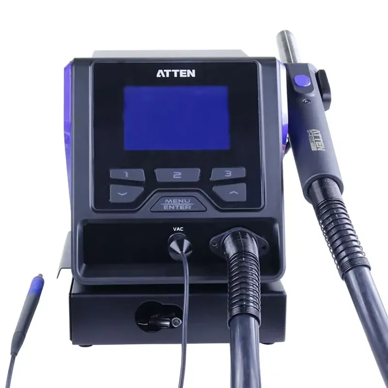 Термовоздушная паяльная станция Atten GT-8102 , 230В(1000Вт), двухканальная, ваккумный манипулятор