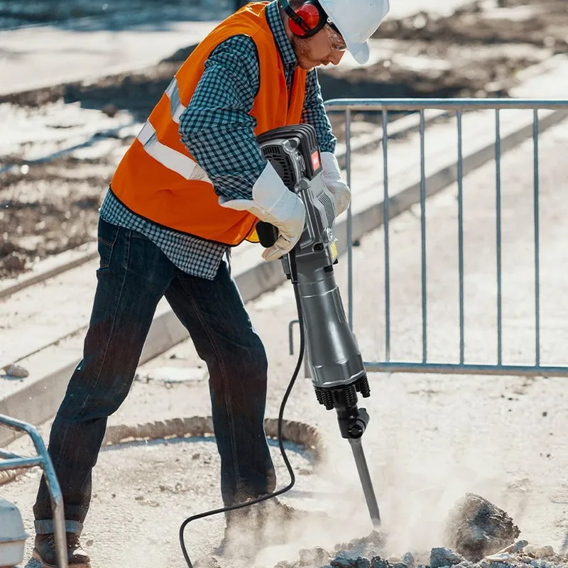 Отбойный молоток Deli DE-DG30-1E (2100Вт, 75Дж, кейс)