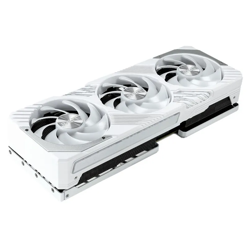 Видеокарта Palit RTX4070Ti SUPER GAMINGPRO WHITE OC 16GB GDDR6X 256bit 3xDP HDMI 3FAN RTL