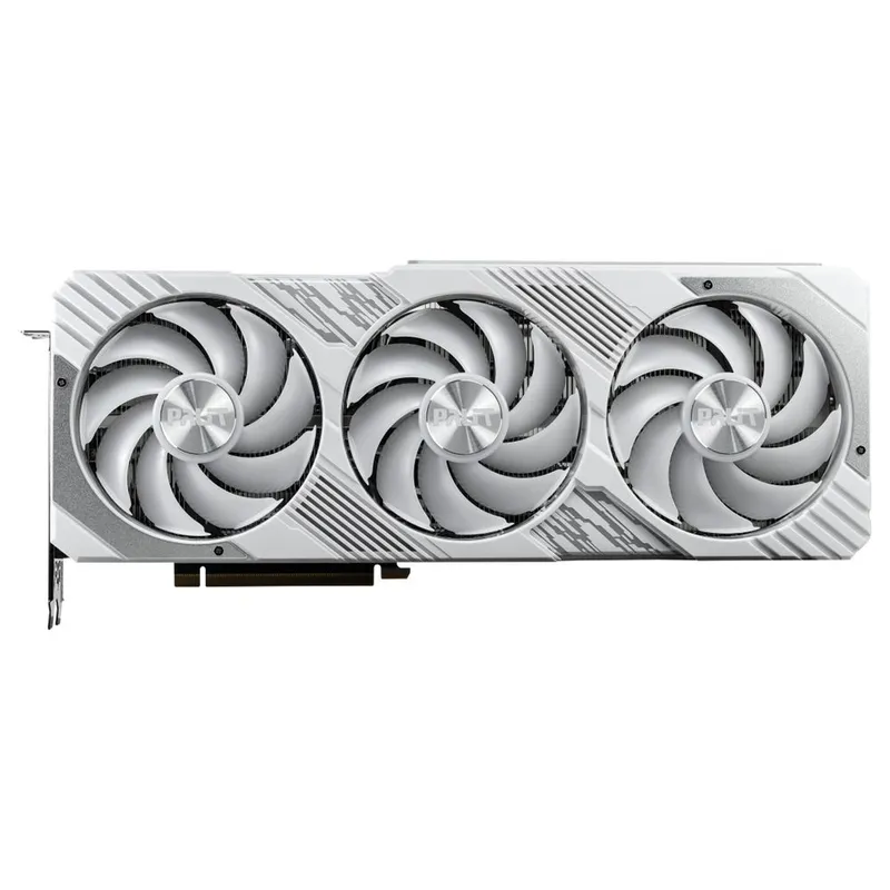 Видеокарта Palit RTX4070Ti SUPER GAMINGPRO WHITE OC 16GB GDDR6X 256bit 3xDP HDMI 3FAN RTL