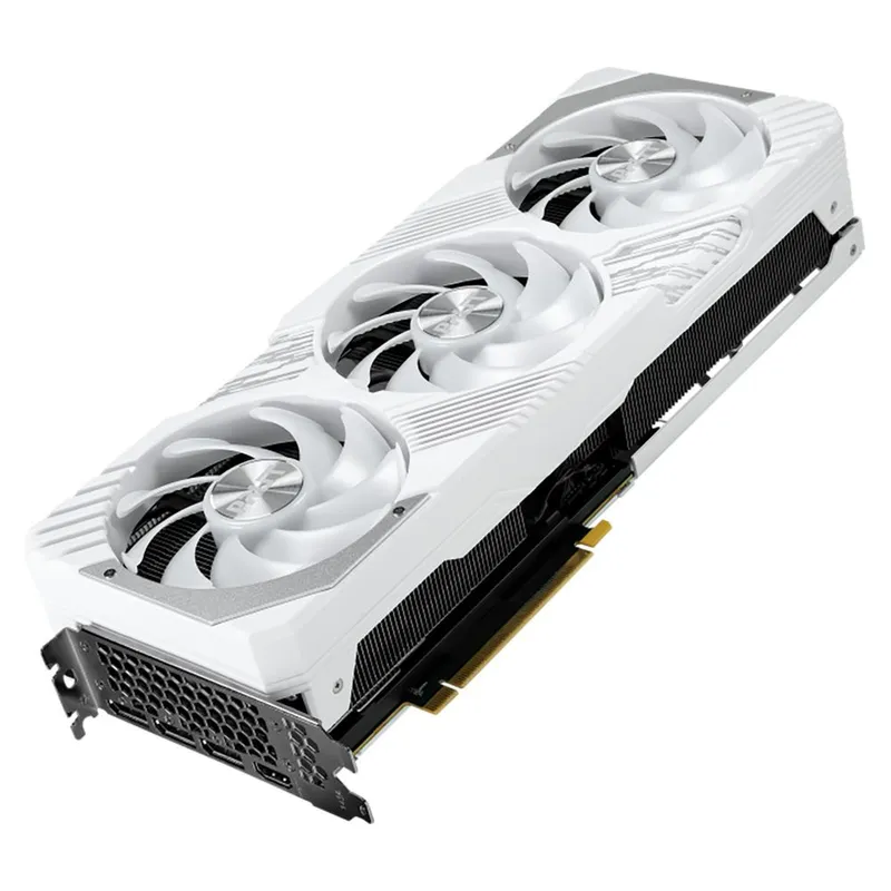 Видеокарта Palit RTX4070Ti SUPER GAMINGPRO WHITE OC 16GB GDDR6X 256bit 3xDP HDMI 3FAN RTL