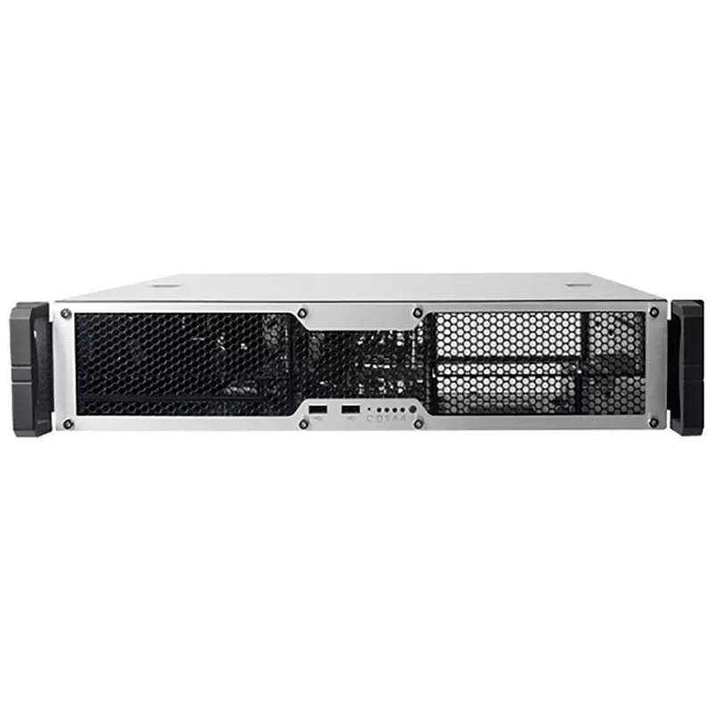 Корпус Chenbro  2U RM24200-L2 LOW PROFILE REAR WINDOW,W/TWO DOOR+FAN+PS/2 PSU BKT (RM24200H01*13051)