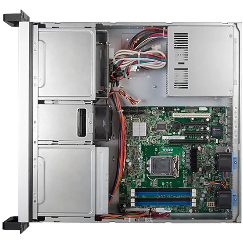 Корпус Chenbro 2U RM24100-L2, BK CC1012,LOW PROFILE REAR WINDOW,W/TWO DOOR+FAN+PS2 PSU BKT,SINGLE(CHENBRO,SR/SK) (RM24100H01*13054)