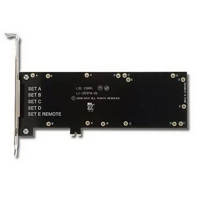 Панель для установки резервного питания Broadcom LSI BBU-BRACKET-05 (LSI00291 / L5-25376-00 / L5-25376-00A ) панель для установки BBU07, BBU08, BBU09, CVM01, CVM02, CVPM02, CVPM05 в PCI-слот (для контроллеров серий MegaRAID 9260, 9271, 9361, 9380, 9460, 9