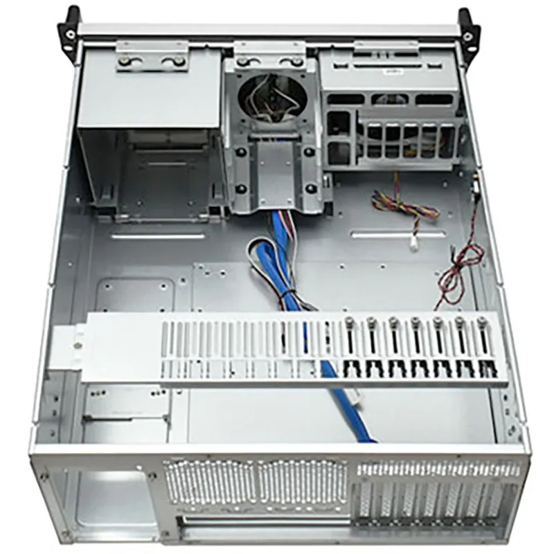 Корпус Chenbro RM41300H01*12184 4U MB 12"x13", 6x5.25"+2x3.5"+4x Internal 3.5"+Slim ODD, optional 120mm FAN, PSU Конвертируется в Pedestal