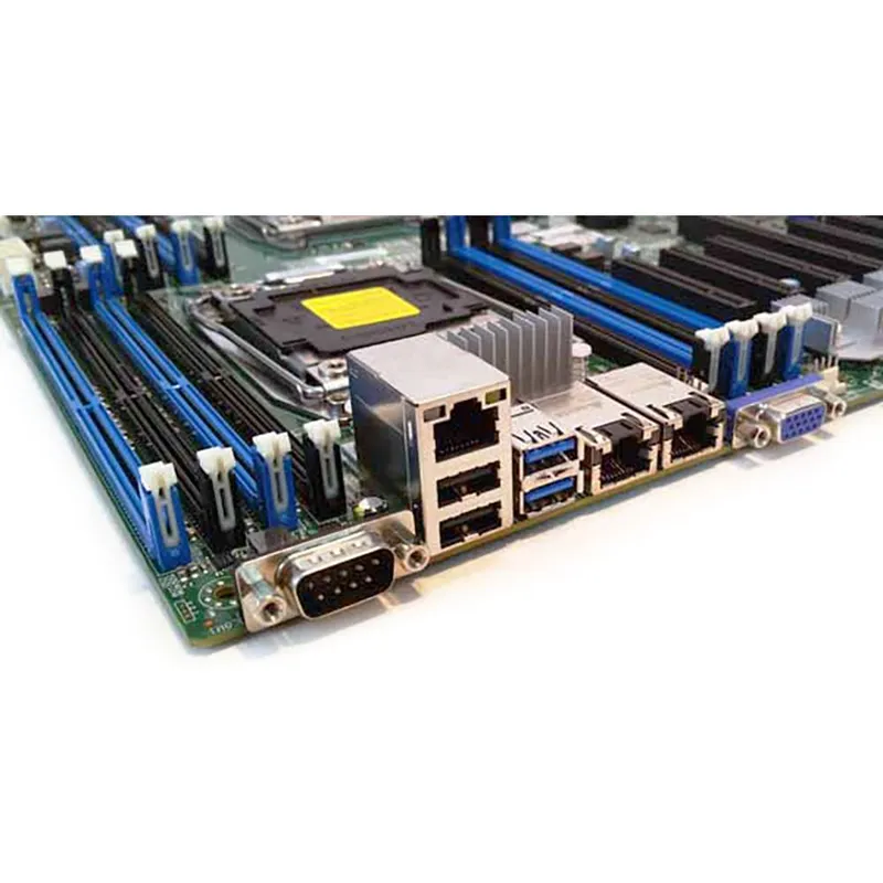 Материнская плата SuperMicro MBD-X10DRH-CT-O E-ATX LGA 2011 16x 288-pin DDR4 DIMM slots Up to 2TB† ECC 3DS LRDIMM, 1TB ECC RDIMM 8x SAS3 (12Gbps) ports 10x SATA3 (6Gbps) ports 5x USB 3.0 ports 4x USB 2.0 ports 1x PCI-E 3.0 x16 6x PCI-E 3.0 x8