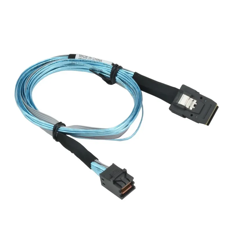 Кабель Supermicro Mini-SAS to Mini-SAS HD 80cm w/ SB, 30AWG