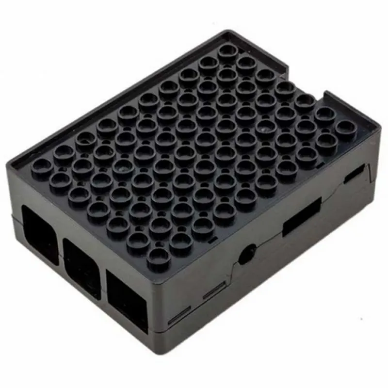 Корпус ACD RA182 Black ABS Plastic Building Block case for Raspberry Pi 3 B/B+ (CBPIBLOX-BLK) (494293)