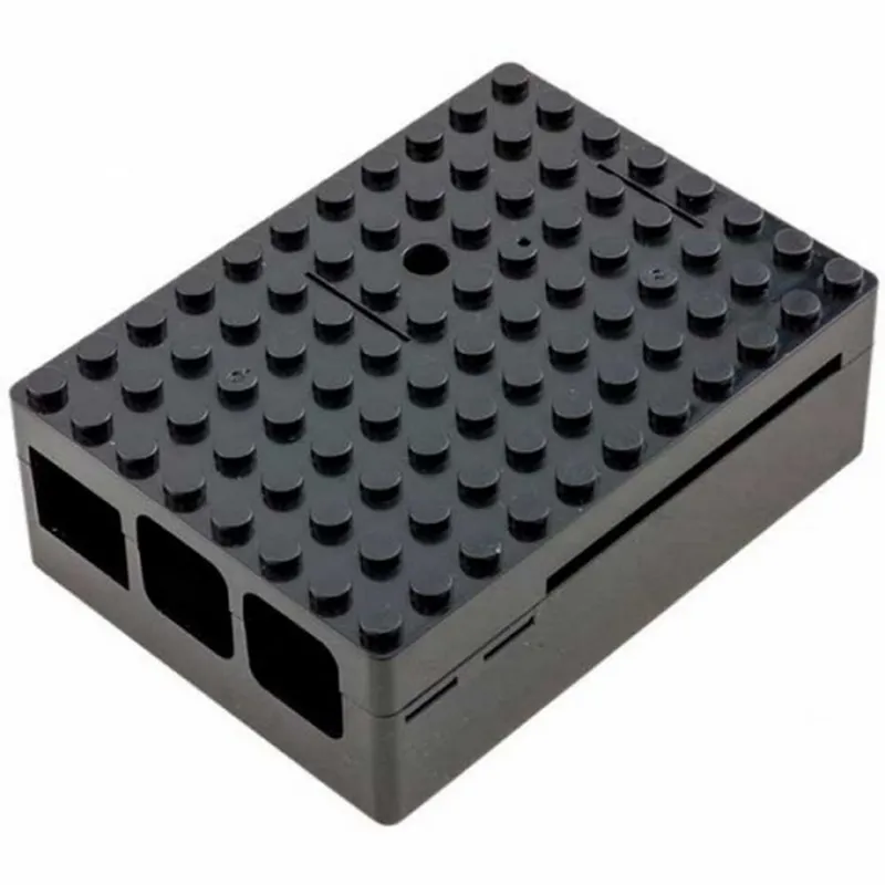 Корпус ACD RA182 Black ABS Plastic Building Block case for Raspberry Pi 3 B/B+ (CBPIBLOX-BLK) (494293)