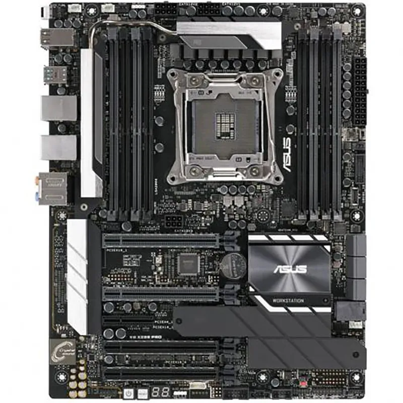 Серверная материнская плата ASUS Motherboard WS X299 PRO / LGA-2066,X299,8DIMM,6xSATA 6Gb/s p,1xU.2,5PCIE,3Y Wr