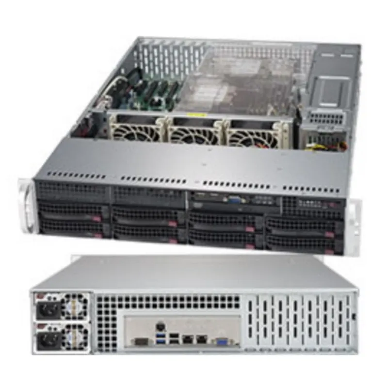 Supermicro SuperServer 2U 6029P-TRT noCPU(2)2nd Gen Xeon Scalable/TDP 70-205W/ no DIMM(16)/ SATARAID HDD(8)LFF/ 2x10GbE/ 6xLP, M2/ 2x1000W