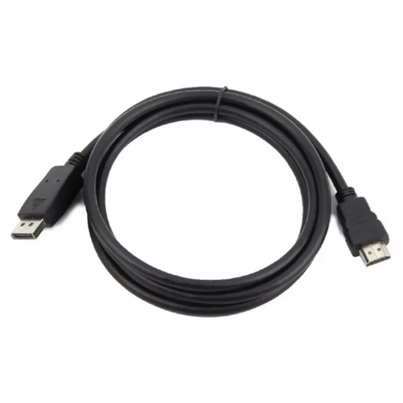 Кабель DisplayPort-HDMI Cablexpert CC-DP-HDMI-6, 20M/19M, 1.8м, черный, экран, пакет (082082) {100}