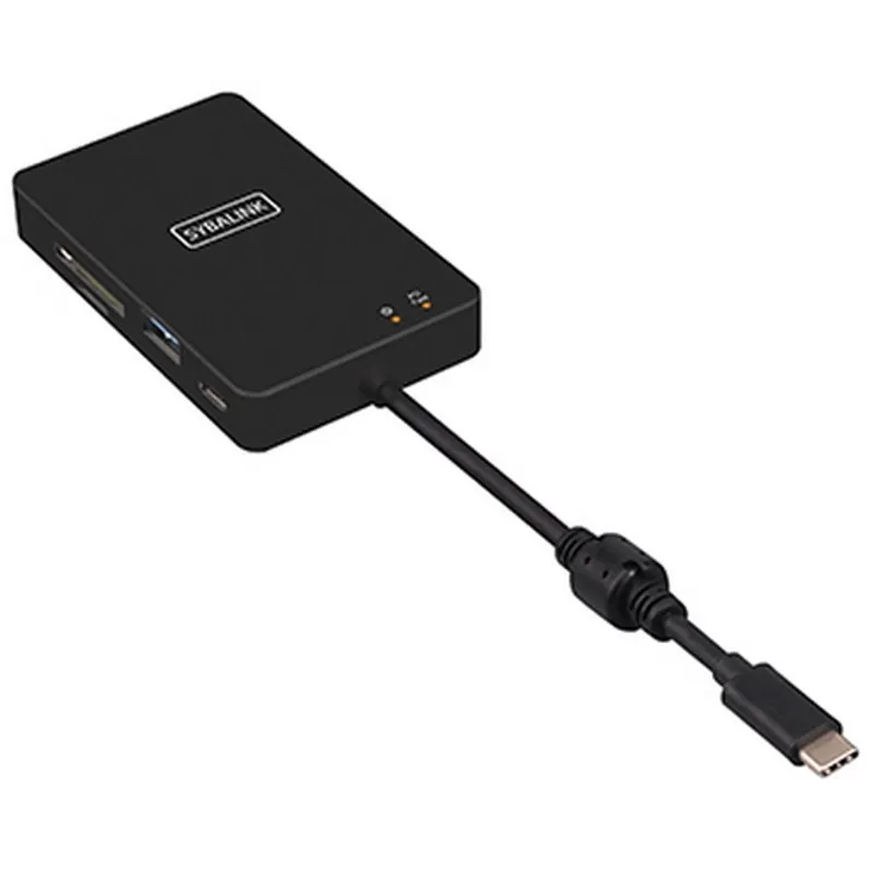 Аксессуары Speed Dragon Type C multi-Interface HUB (FG-CHPDC3ALR-1MB-BU01) Type C to 3xUSB 3.0, 1xType C with PD, 1xHDMI, 1xSD/TF slot, 1xRJ45 GLan OEM {100}