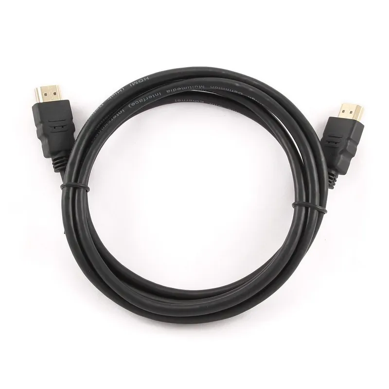  Кабель HDMI Cablexpert CC-HDMI4-6, 1.8м, v1.4, 19M/19M, черный, позол.разъемы, экран, пакет {100}