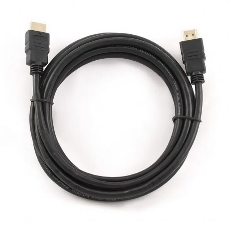 Кабель HDMI Cablexpert CC-HDMI4-15, 4.5м, v2.0, 19M/19M, черный, позол.разъемы, экран, пакет