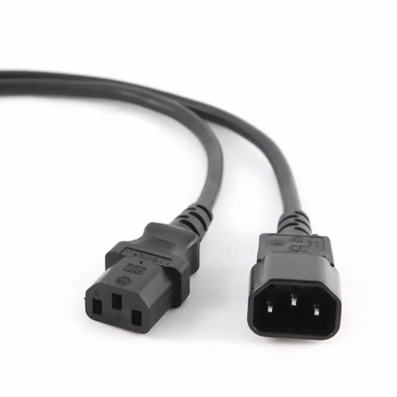 Кабель питания сист.блок-монитор Cablexpert PC-189-VDE-3M, 3м, C13-C14, VDE, 10А, Сечение провода: 0,75 мм2, черный, с заземлением {75} (037884)
