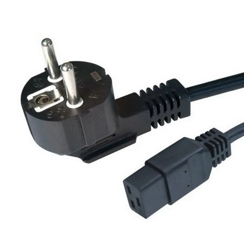 Кабель питания для UPC Cablexpert PC-186-C19, 1.8м, Schuko-С19, 16А, Сечение провода: 1,5 мм2, черный, с заземлением {50}