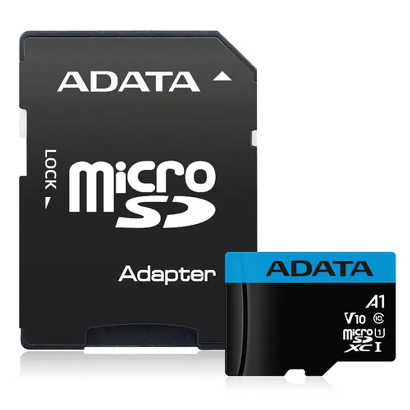 Карта памяти ADATA microSDXC 256GB ADATA Premier Memory Card AUSDX256GUICL10A1-RA1 UHS-I Class 10/V10 A1, 100/25 MB/s, AUSDX256GUICL10A1-RA1 Adapter, -25°C + 85°C, RTL (466266)