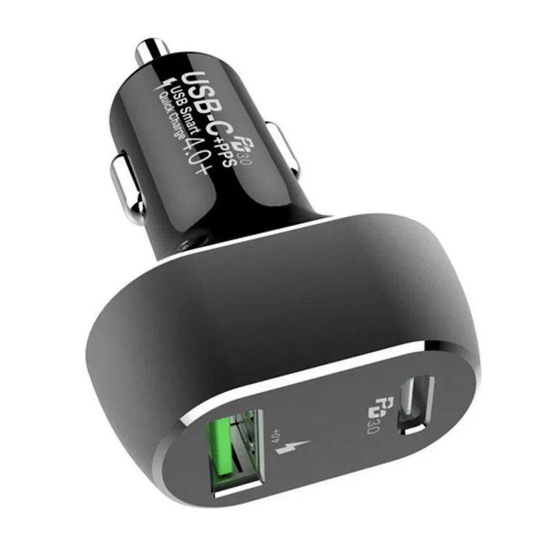 Зарядное устройство ACD АЗУ (ACD-С632P-V1B) 63Вт, Автомобильное ЗУ, 2xUSB 1PD+1QC, 3.6;20В/3А RTL