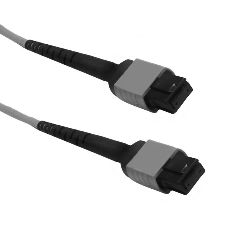 Кабель Fibertrade FT-FC-12-MPOF/APC-MPOF/APC-SM-PB-LowLoss-1.5, Кабель оптический, MPO/APC(female)-MPO/APC(female), 12 волокон, одномодовое SM(OS1/OS2), 9/125, высококачественная полировка наконечников и минимальные потери, полярность В, 1,5 метра