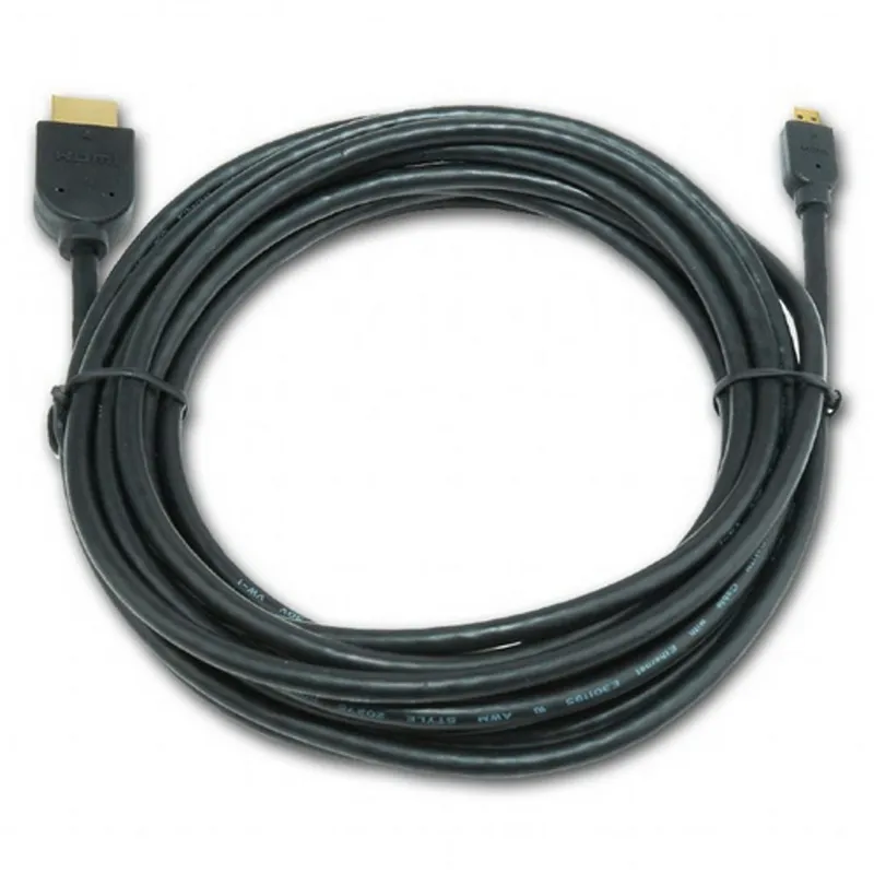  Кабель HDMI-microHDMI Cablexpert CC-HDMID-10, 19M/19M, 3.0м, черный, позол.разъемы, экран, пакет