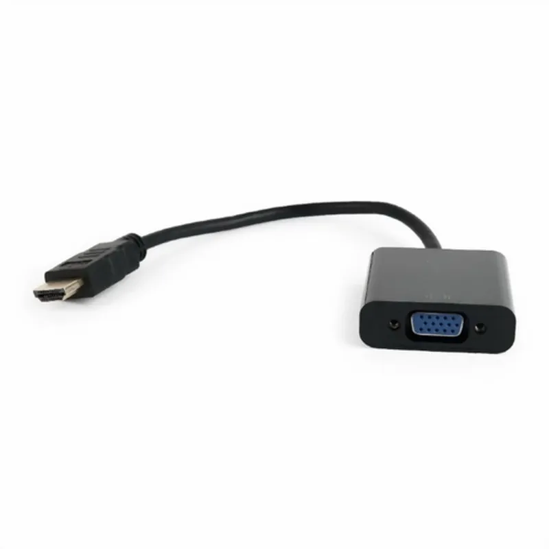 Переходник Cablexpert  HDMI-VGA A-HDMI-VGA-04, 19M/15F, провод 15см {50} (090384)