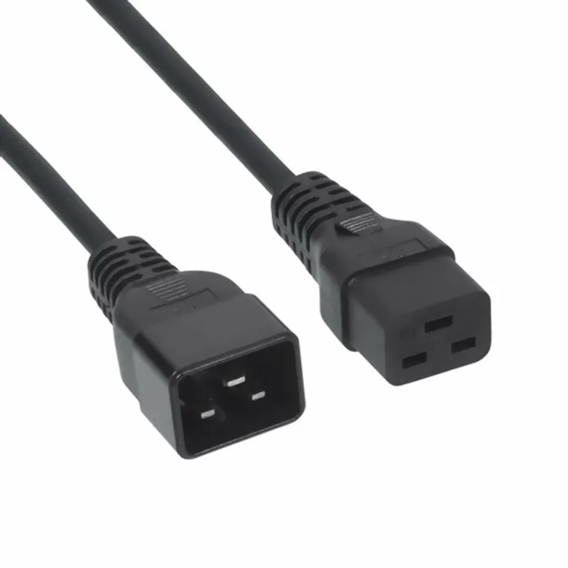 Кабель питания для UPS Cablexpert PC-189-C19, 1.8м, С19 - C20, 16А, черный, с заземлением (079945) {50}